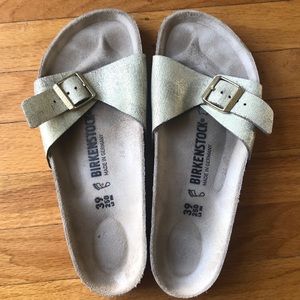 Birkenstock Madrid gold sandals